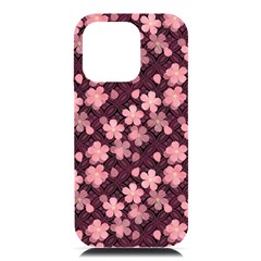 Cherry Blossoms Japanese Iphone 16 Pro Max Black Uv Print Pc Hardshell Case