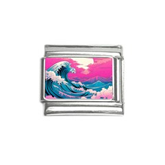 Waves Mountains Sky Italian Charm (9mm)