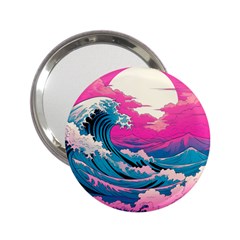 Waves Mountains Sky 2 25  Handbag Mirrors