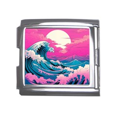 Waves Mountains Sky Mega Link Italian Charm (18mm)