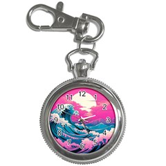 Waves Mountains Sky Key Chain Watches