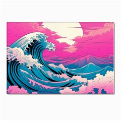 Waves Mountains Sky Postcards 5  X 7  (pkg Of 10)