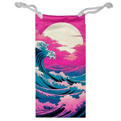 Waves Mountains Sky Jewelry Bag