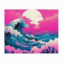 Waves Mountains Sky Small Glasses Cloth (2 Sides)