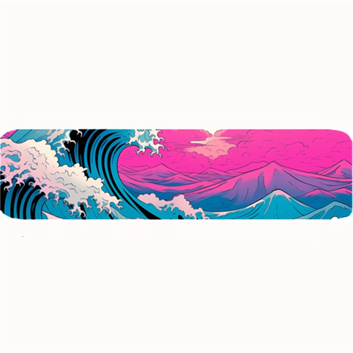 Waves Mountains Sky Large Bar Mat