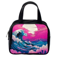 Waves Mountains Sky Classic Handbag (one Side)