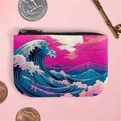 Waves Mountains Sky Mini Coin Purse