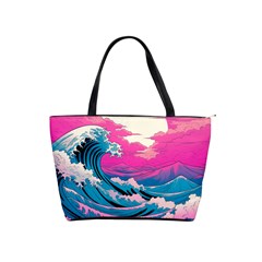 Waves Mountains Sky Classic Shoulder Handbag