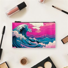 Waves Mountains Sky Cosmetic Bag (small)