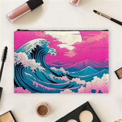 Waves Mountains Sky Cosmetic Bag (large)