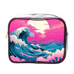 Waves Mountains Sky Mini Toiletries Bag (one Side)