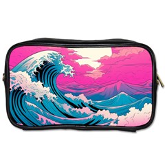 Waves Mountains Sky Toiletries Bag (one Side)