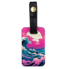 Waves Mountains Sky Luggage Tag (one Side)