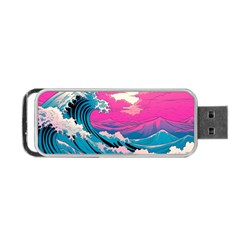 Waves Mountains Sky Portable Usb Flash (one Side)