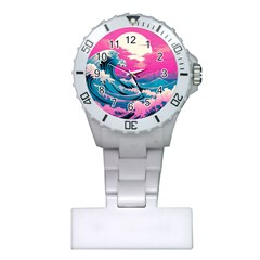 Waves Mountains Sky Plastic Nurses Watch