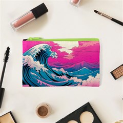 Waves Mountains Sky Cosmetic Bag (xs)