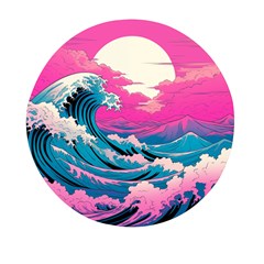 Waves Mountains Sky Mini Round Pill Box (pack Of 3)