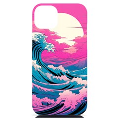 Waves Mountains Sky Iphone 14 Plus Black Uv Print Pc Hardshell Case