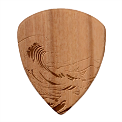 Waves Mountains Sky Wood Guitar Pick (set Of 10)