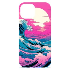 Waves Mountains Sky Iphone 15 Plus Black Uv Print Pc Hardshell Case