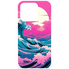 Waves Mountains Sky Iphone 15 Pro Black Uv Print Pc Hardshell Case