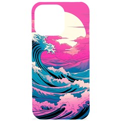 Waves Mountains Sky Iphone 15 Pro Max Black Uv Print Pc Hardshell Case