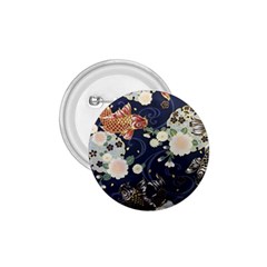 Japanese Wave Koi Illustration Pattern 1 75  Buttons