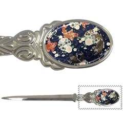 Japanese Wave Koi Illustration Pattern Letter Opener