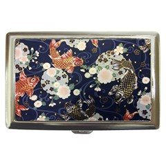 Japanese Wave Koi Illustration Pattern Cigarette Money Case