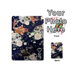 Japanese Wave Koi Illustration Pattern Playing Cards 54 Designs (Mini) Front - Spade2