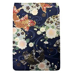 Japanese Wave Koi Illustration Pattern Removable Flap Cover (s)