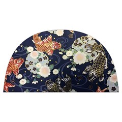 Japanese Wave Koi Illustration Pattern Anti Scalding Pot Cap