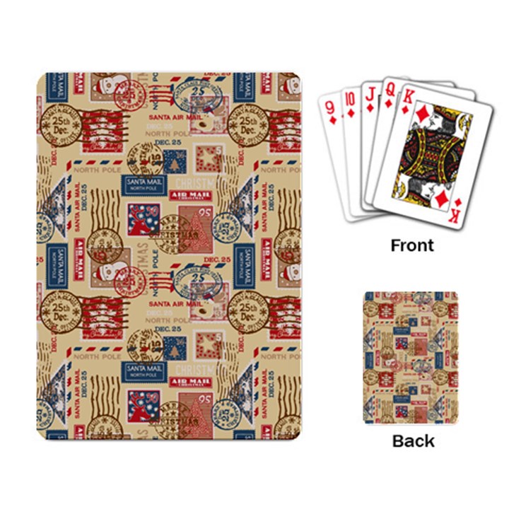 Letters Writing Paper Text Pattern Playing Cards Single Design (Rectangle)