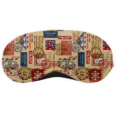 Letters Writing Paper Text Pattern Sleep Mask by Apenda