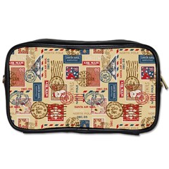 Letters Writing Paper Text Pattern Toiletries Bag (two Sides)