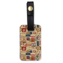 Letters Writing Paper Text Pattern Luggage Tag (one Side)