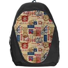 Letters Writing Paper Text Pattern Backpack Bag