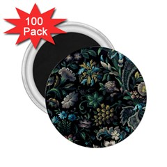 Pattern Flowers Plants Leaves 2 25  Magnets (100 Pack) 