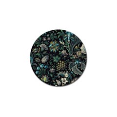 Pattern Flowers Plants Leaves Golf Ball Marker (4 Pack)