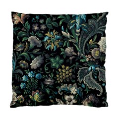 Pattern Flowers Plants Leaves Standard Cushion Case (one Side)