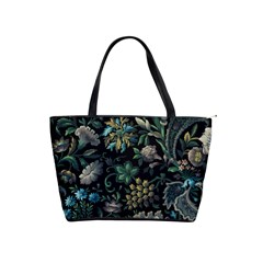 Pattern Flowers Plants Leaves Classic Shoulder Handbag