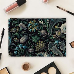 Pattern Flowers Plants Leaves Cosmetic Bag (large)