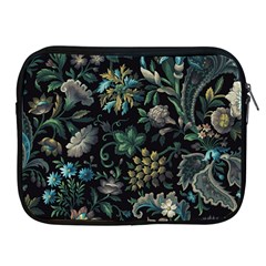 Pattern Flowers Plants Leaves Apple Ipad 2/3/4 Zipper Cases