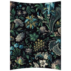 Pattern Flowers Plants Leaves Back Support Cushion