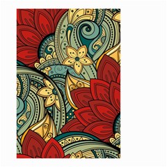 Pattern Shape Colorful Flower Leaves Small Garden Flag (two Sides)