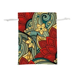 Pattern Shape Colorful Flower Leaves Lightweight Drawstring Pouch (s)