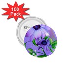 Purple Flower Nature 1.75  Buttons (100 pack)  Front