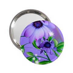 Purple Flower Nature 2 25  Handbag Mirrors