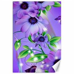 Purple Flower Nature Canvas 20  X 30 