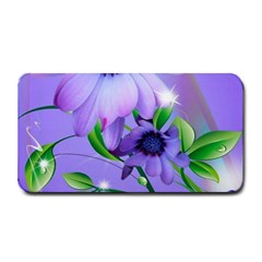 Purple Flower Nature Medium Bar Mat